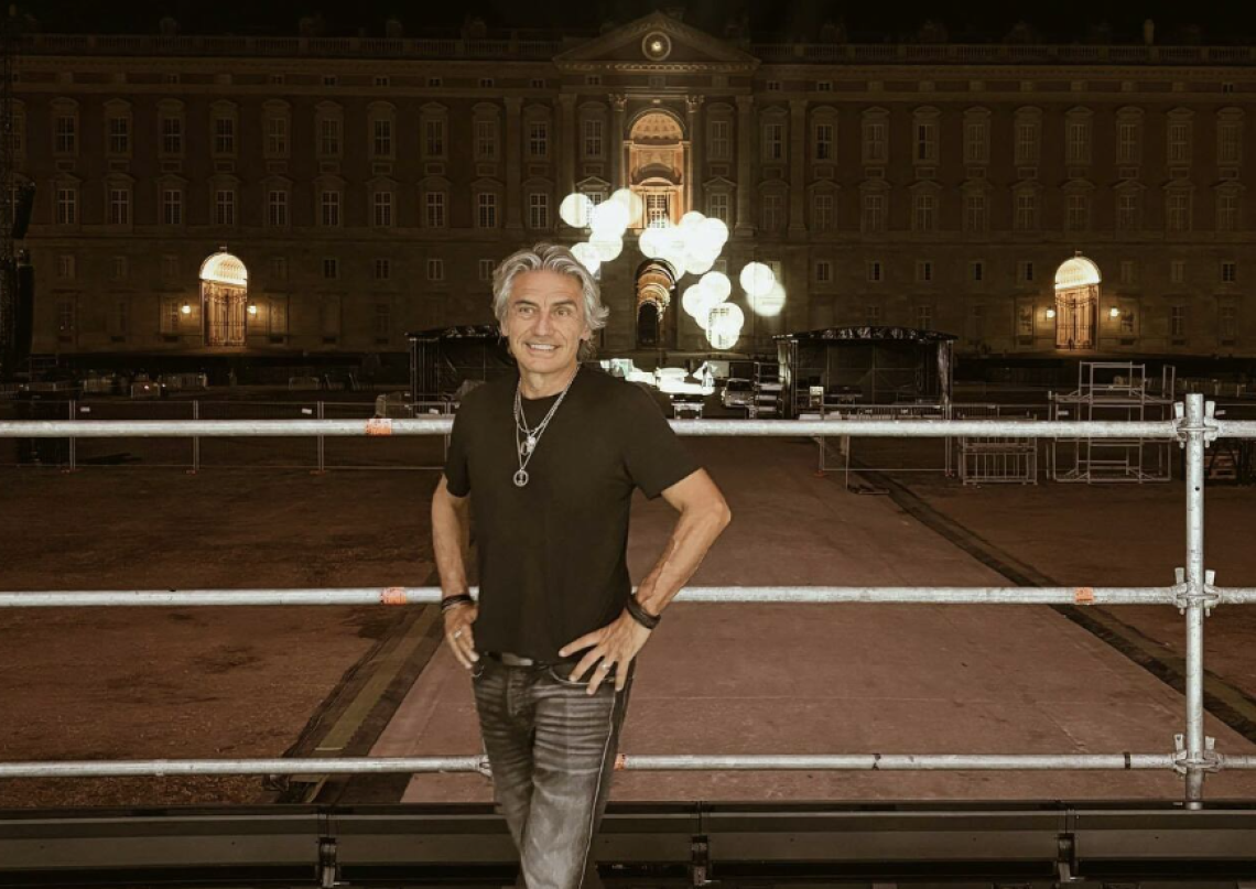 Ligabue live alla Reggia di Caserta