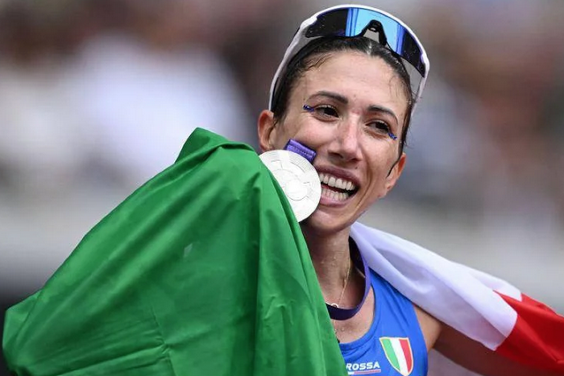 Antonella Palmisano argento nella 35 km di marcia