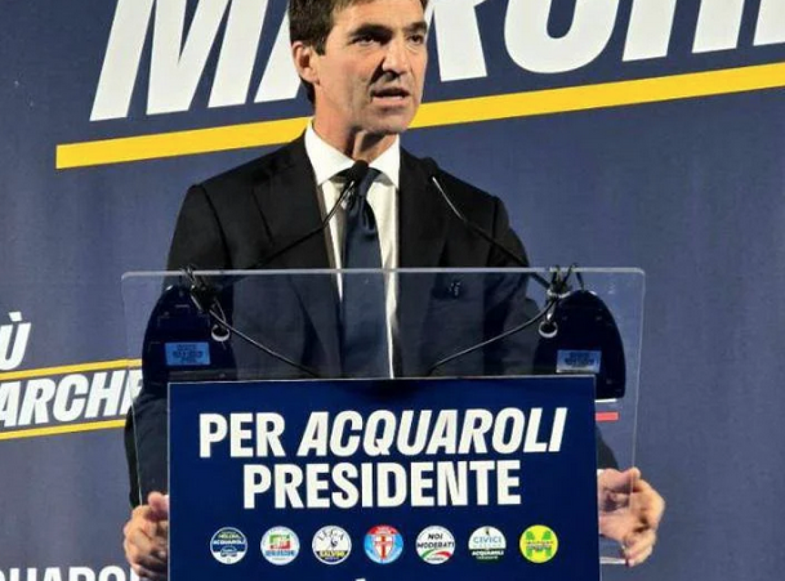 Acquaroli si riconferma presidente delle Marche