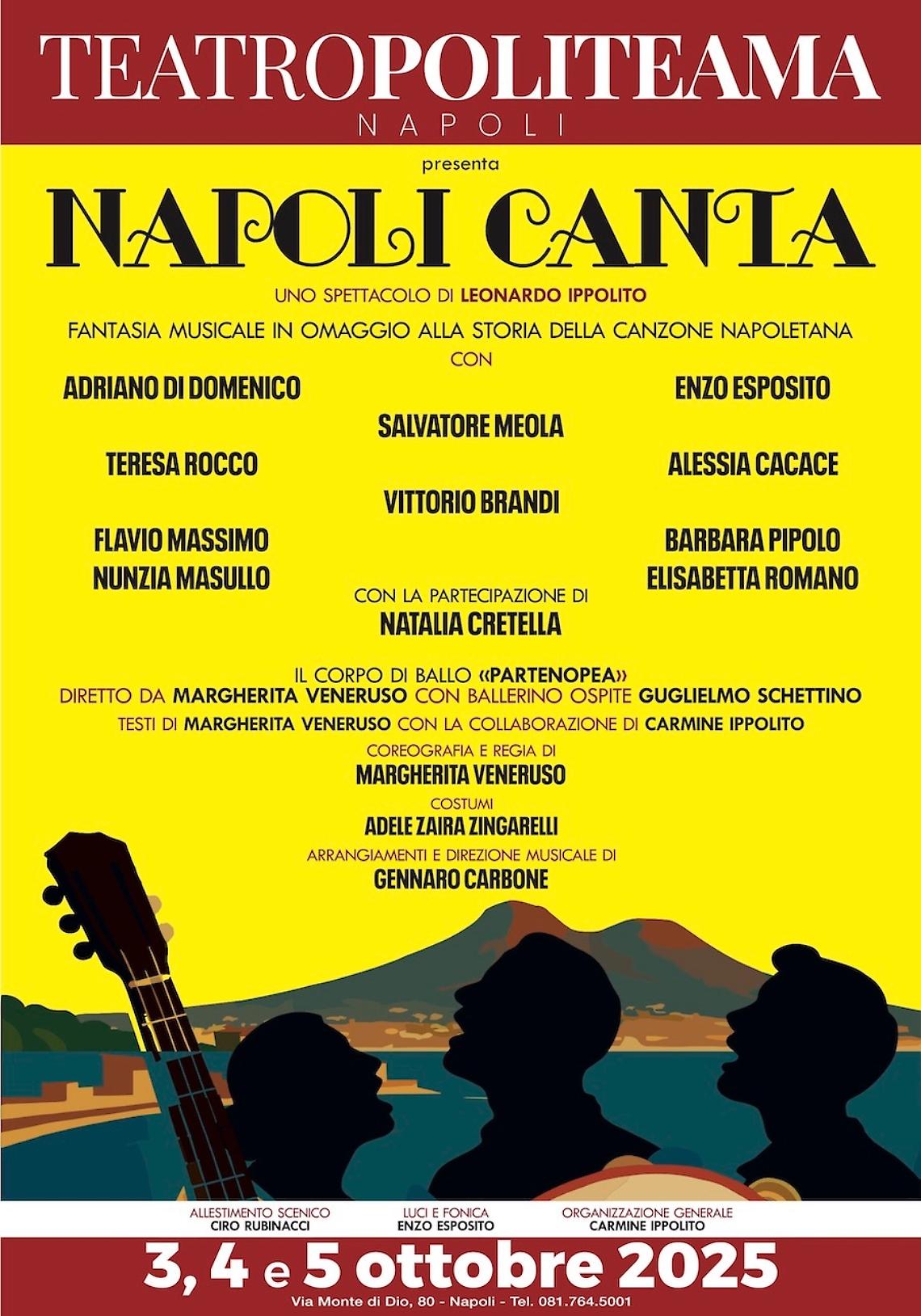 NAPOLI CANTA, omaggio alla canzone classica napoletana