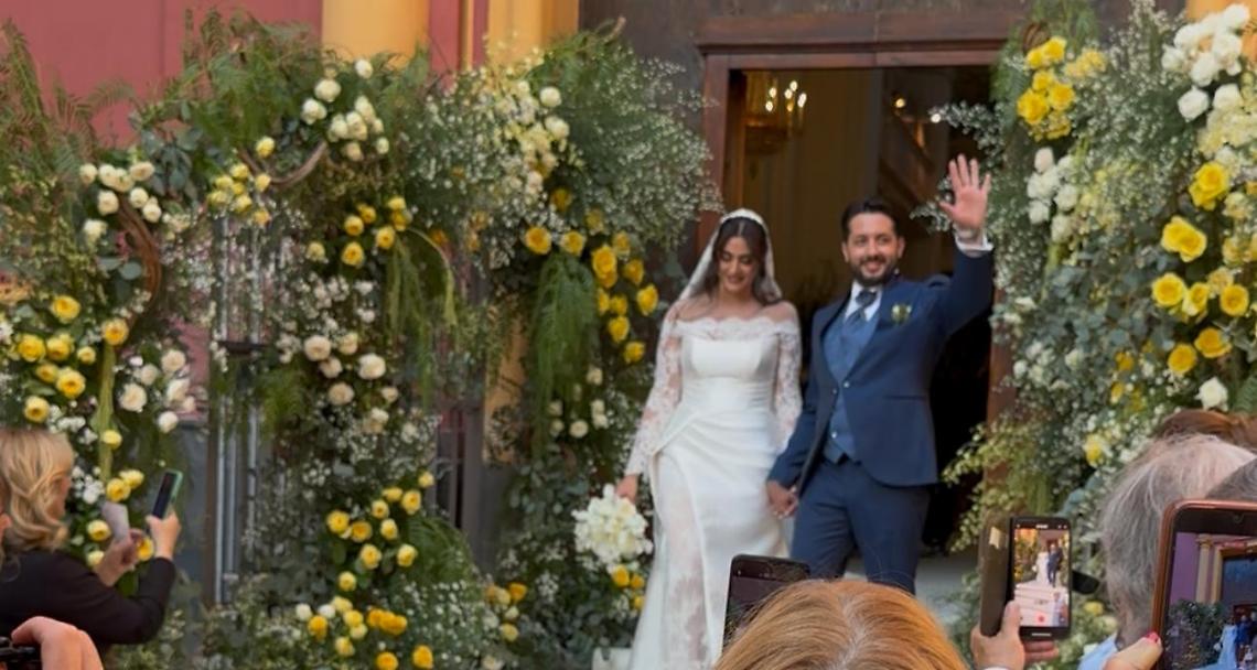 La gioia di Maria Cristina e Antonio inonda il Golfo di Napoli