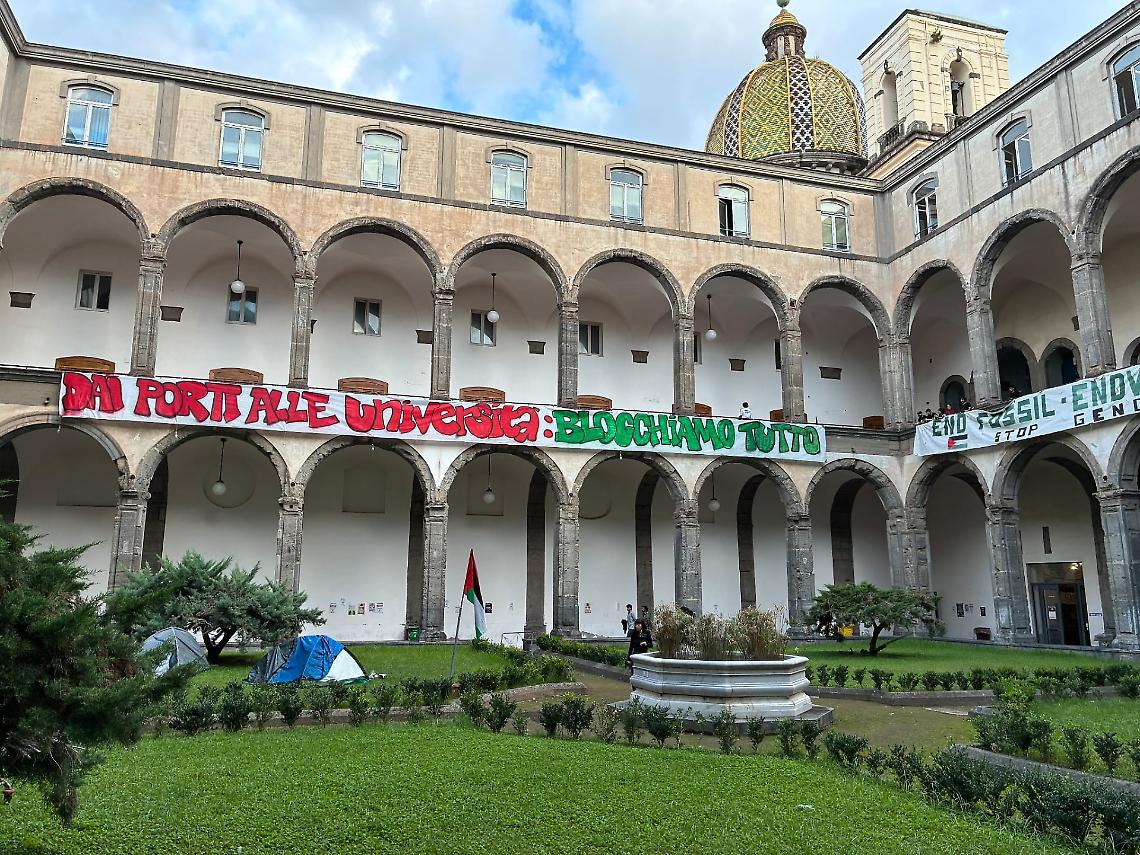 Flotilla, a Napoli occupate le università Federico II e L'Orientale