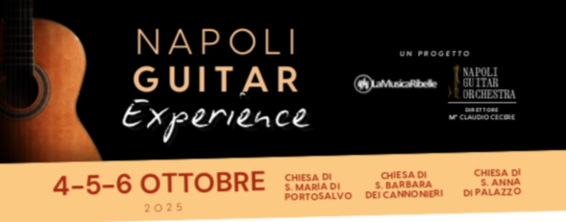 Napoli Guitar Experience, tre giorni di concerti