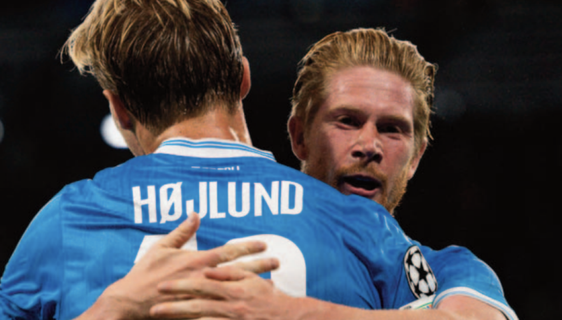 KDB risponde con i fatti alle critiche e Conte lo ringrazia