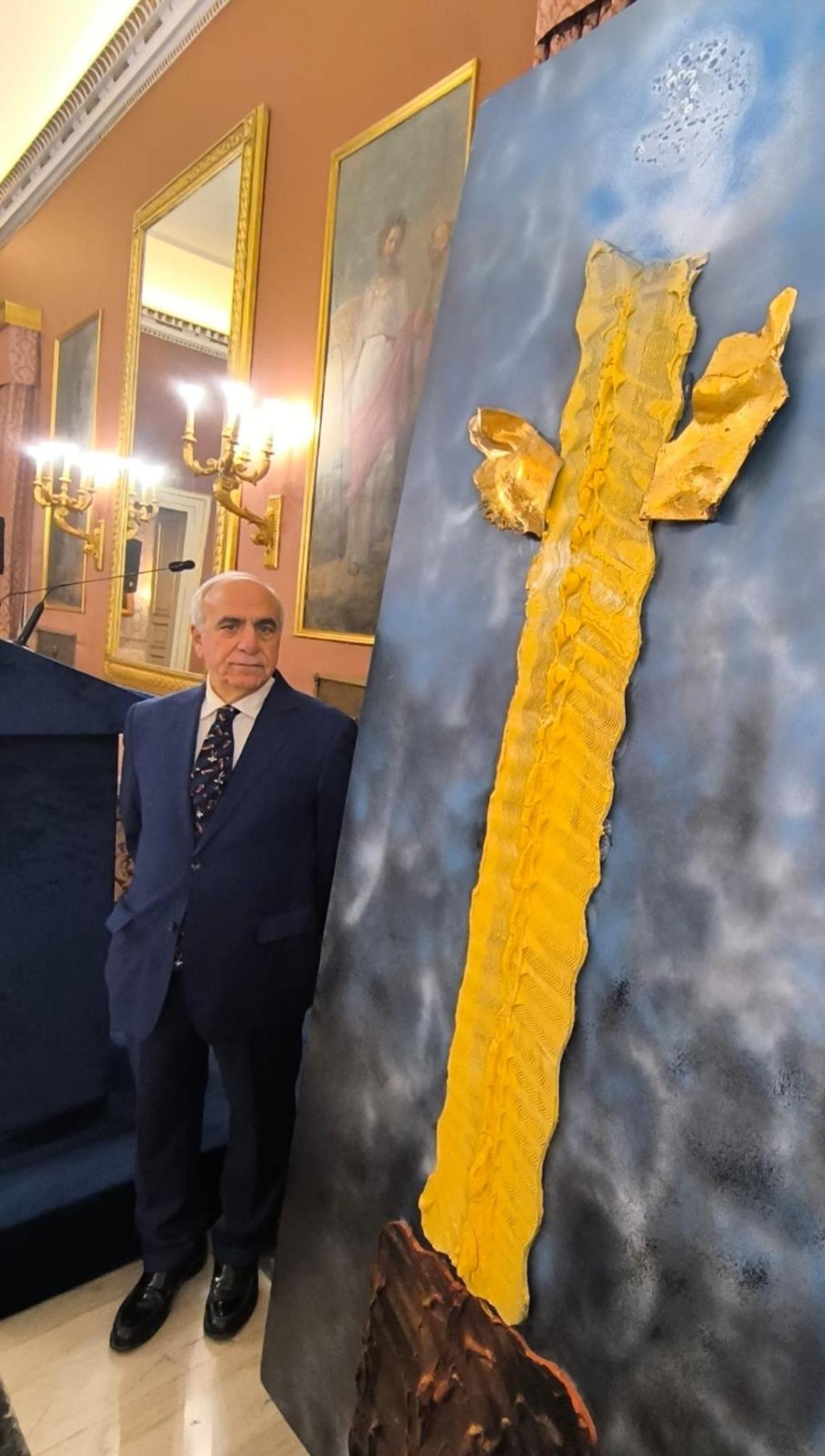 Luigi Grossi e la sua “Colonna Spezzata “ per le Quattro Giornate di Napoli