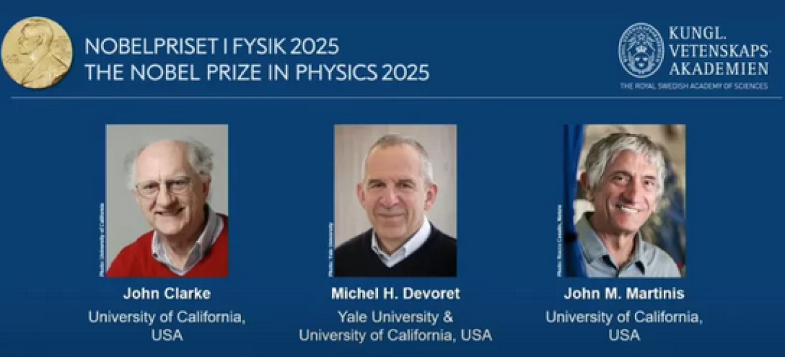 Il Nobel per la Fisica a Clarke, Devoret e Martinis
