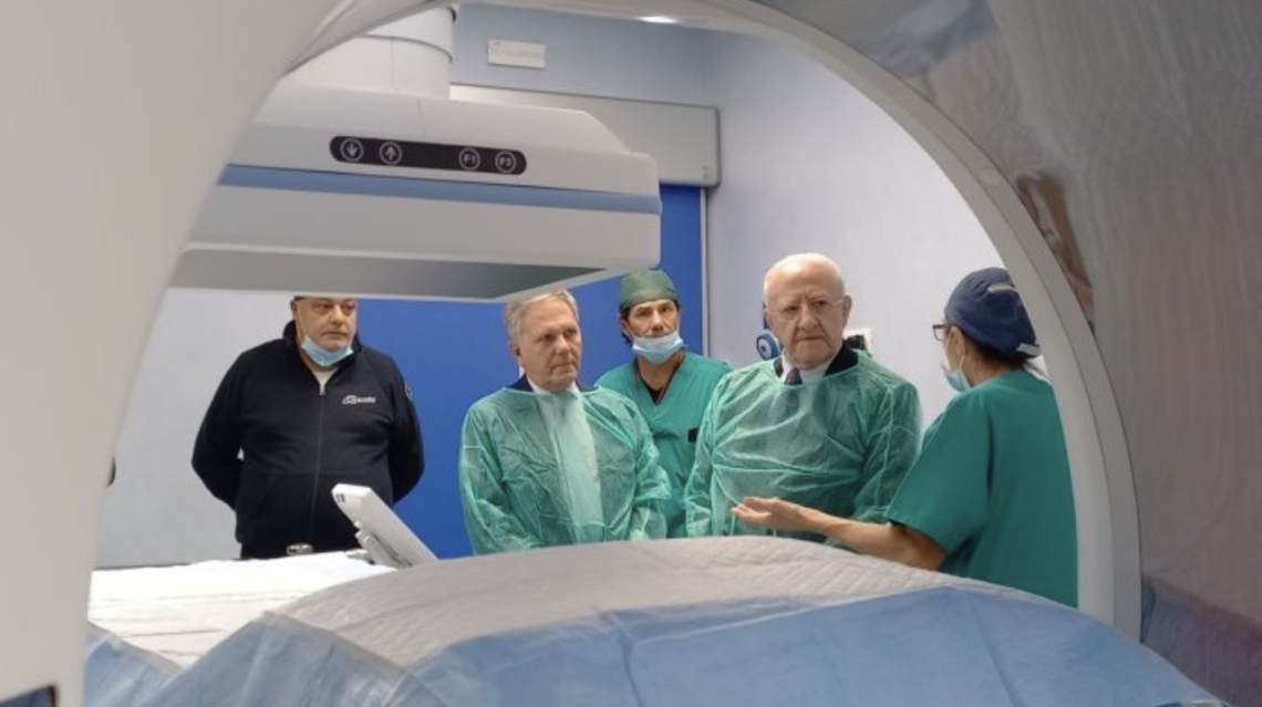 Al Cardarelli di Napoli la prima angiosuite in Italia