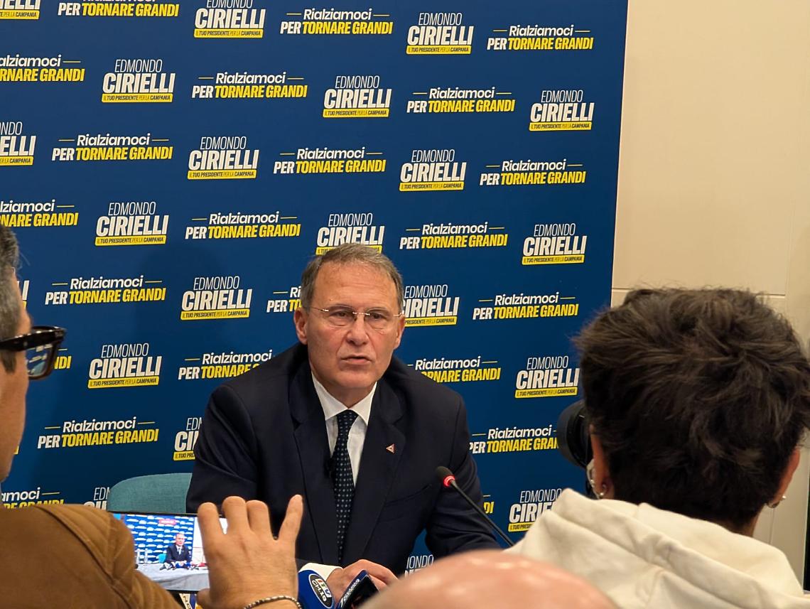 Cirielli si presenta con fair play: in bocca al lupo a Fico