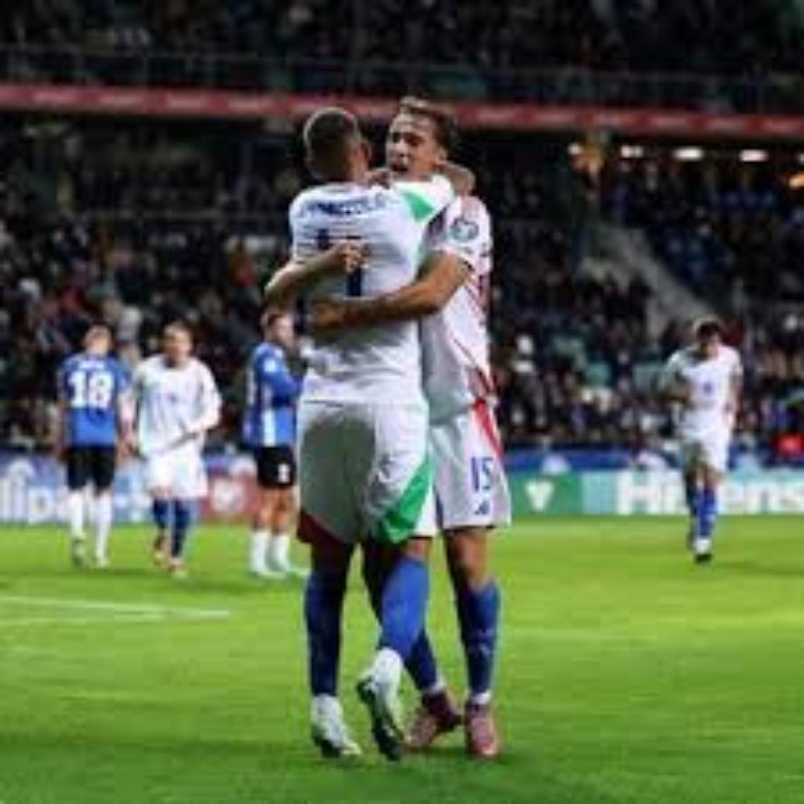 L'Italia cala il tris con l'Estonia e blinda i play off