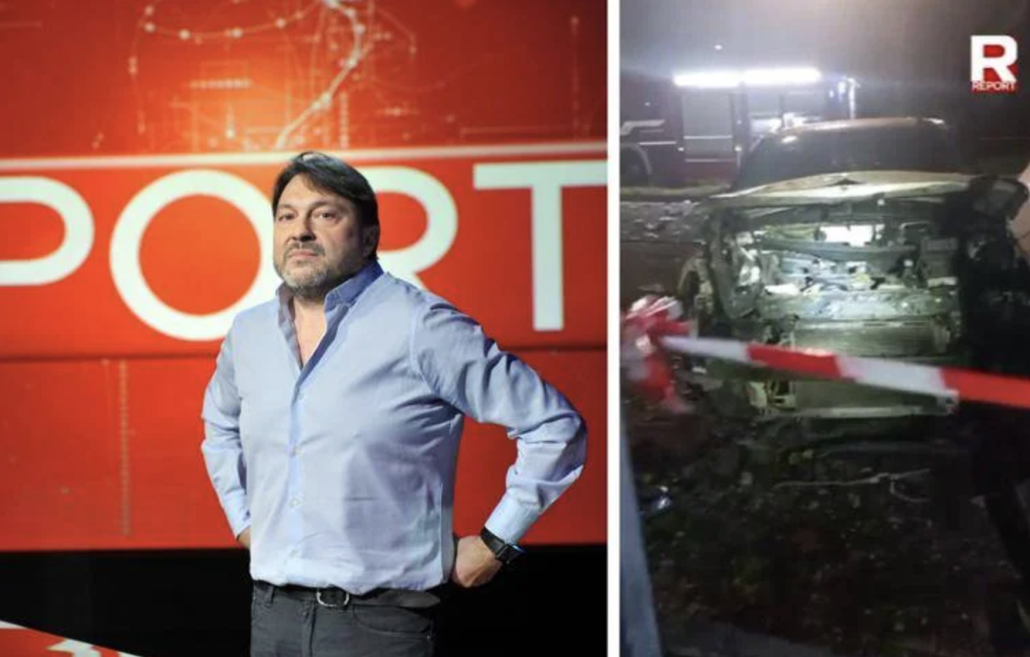 Bomba distrugge l'auto di Sigfrido Ranucci: «Ordigno in grado di uccidere»