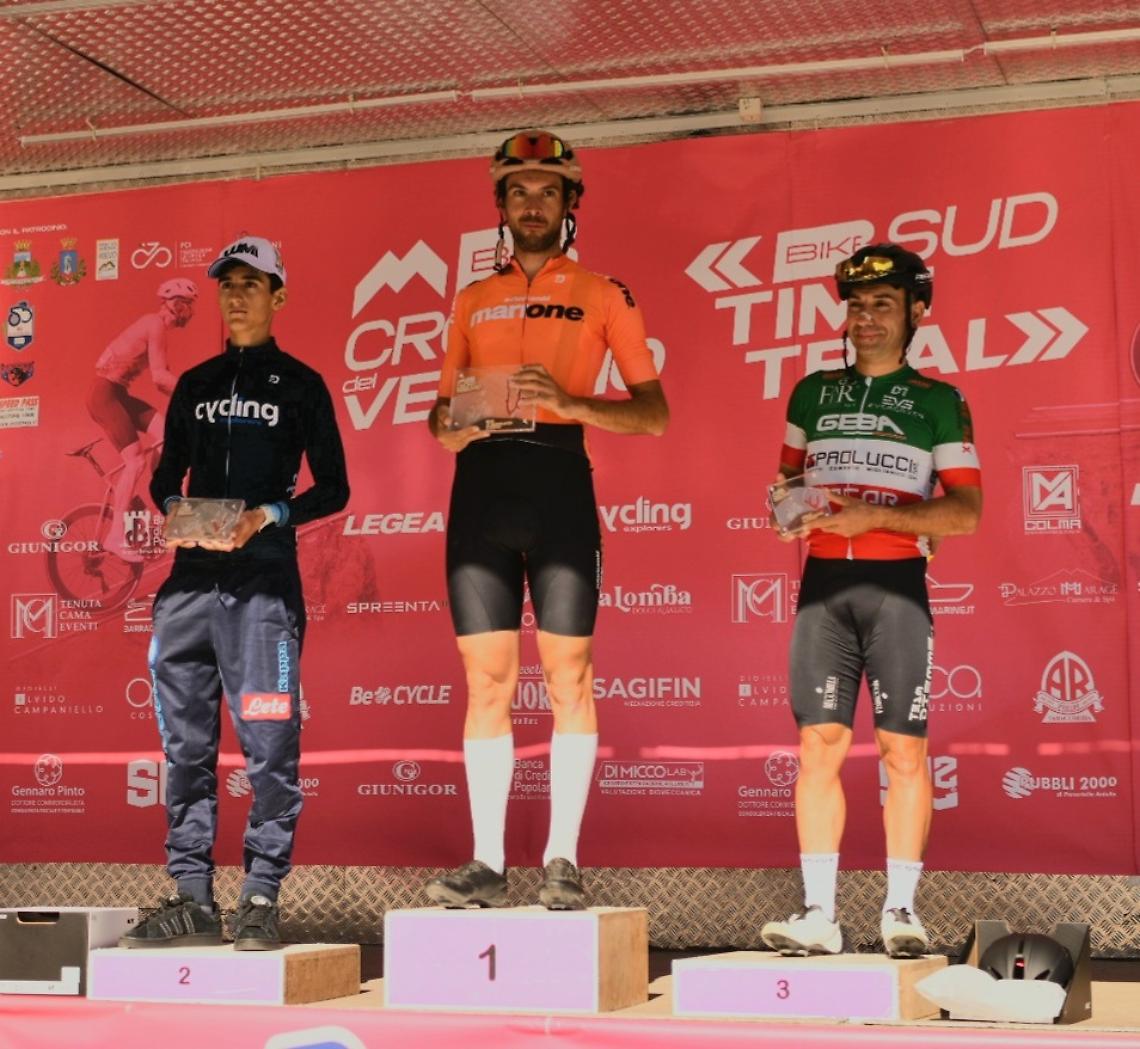 Il ciclismo si riappropria del fascino eterno del Vesuvio: Ambrogio Chiariaco e Lidia Principe i più veloci della crono