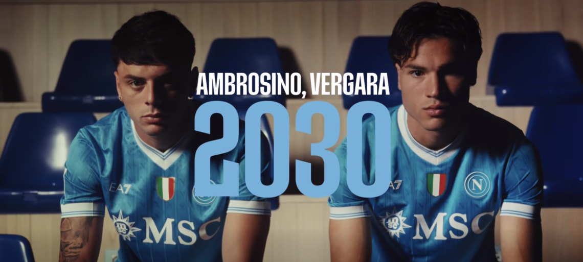 Napoli, Vergara e Ambrosino rinnovano fino al 2030 