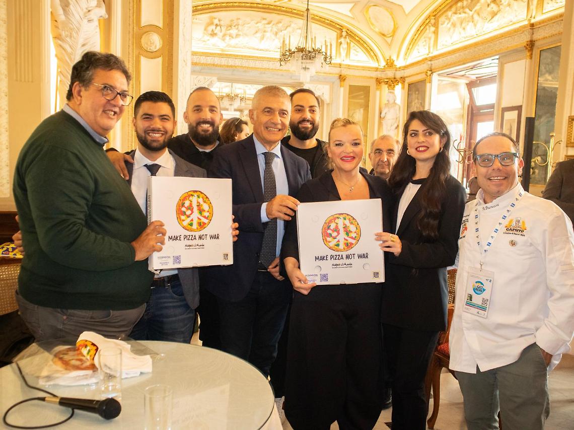 La pizza contro le guerre e per un cibo sano e giusto