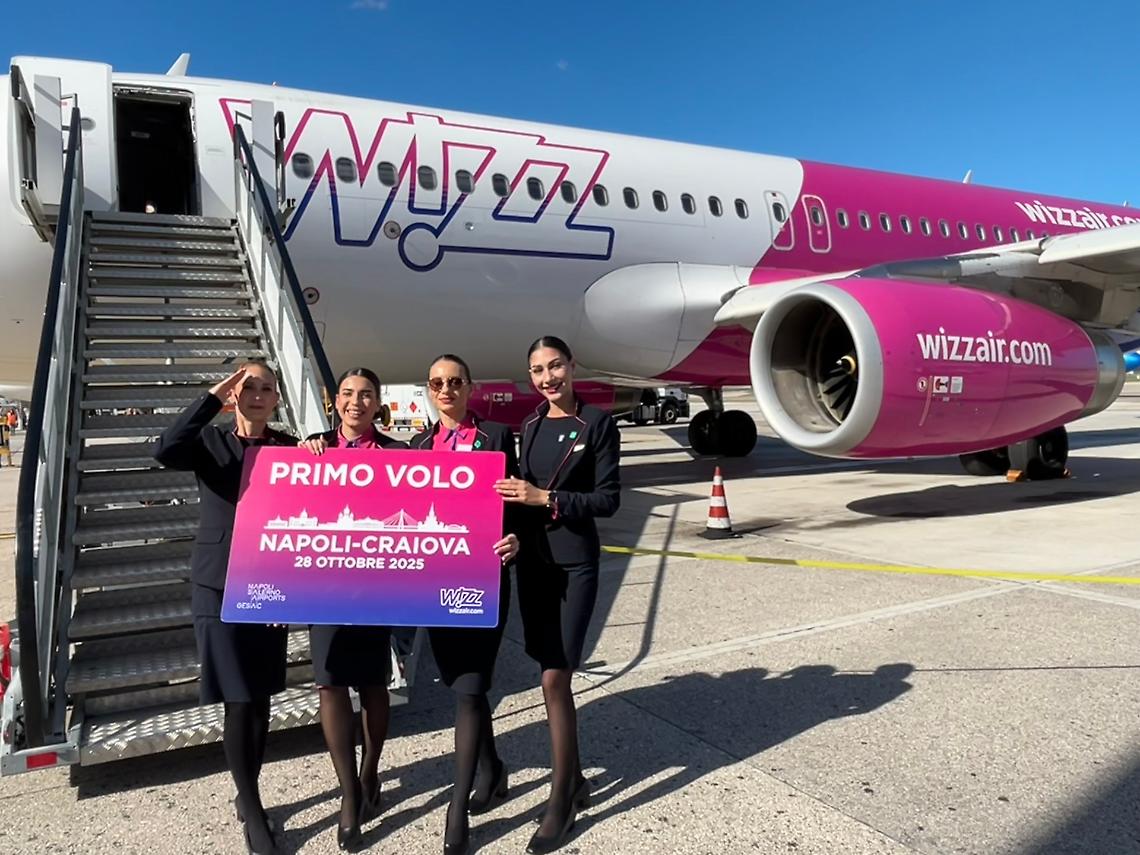  Wizz Air inaugura la rotta Napoli - Craiova