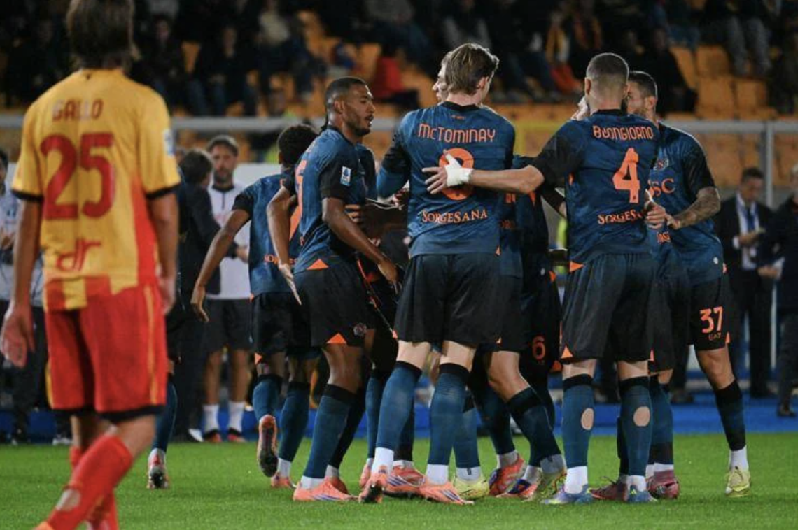 Lecce-Napoli 0-1, Anguissa decide l’incontro 