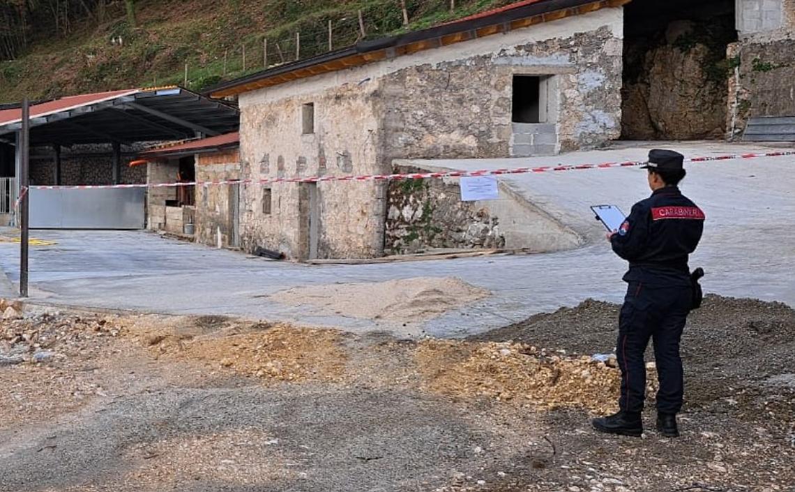 Sequestrato intero cantiere nel Parco nazionale del Matese