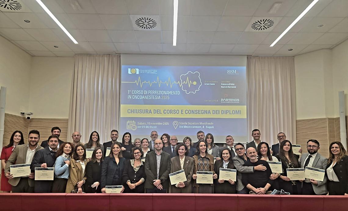 A Napoli il primo corso di oncoanestesia del Pascale