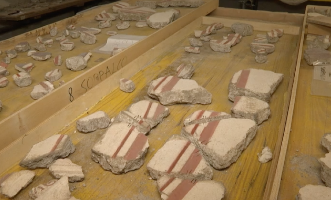 Pompei, affreschi in frantumi ricomposti da “robot intelligente” 