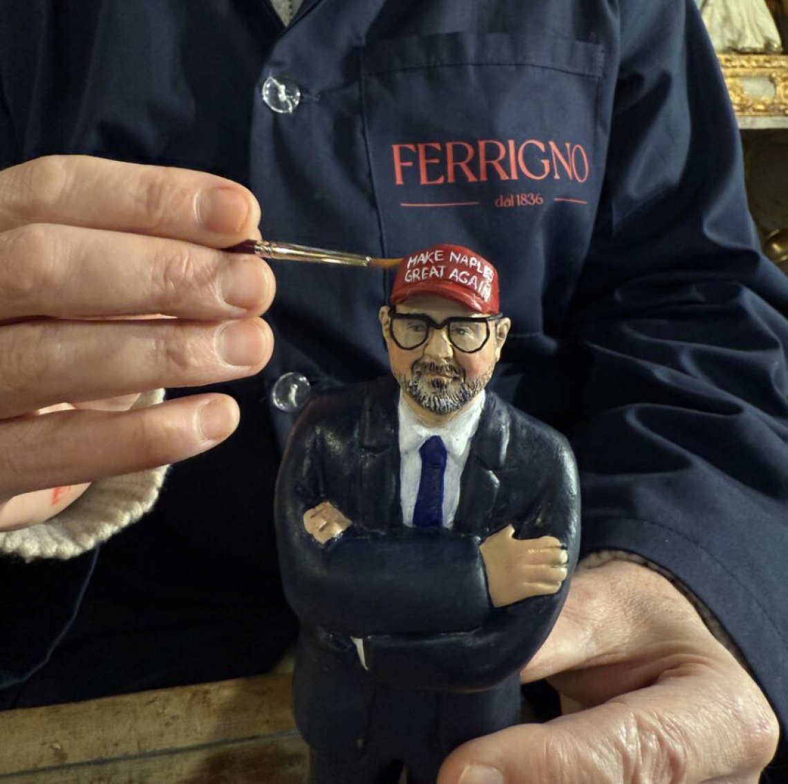 A San Gregorio Armeno spunta la statuina di Sangiuliano