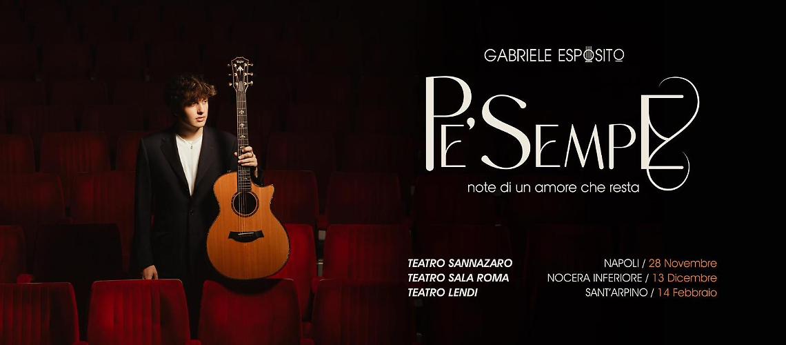 Gabriele Esposito annuncia il suo primo mini tour teatrale