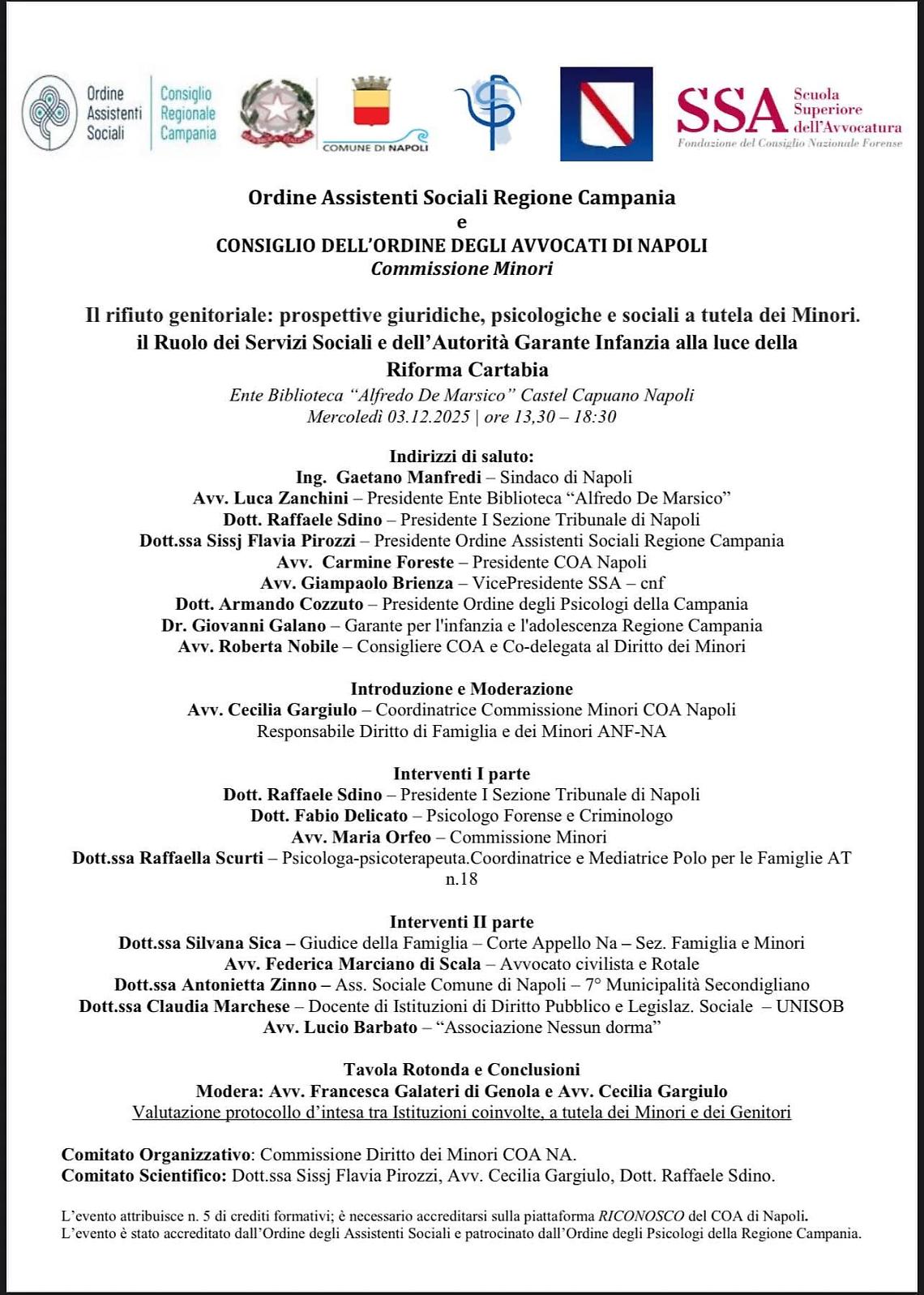 Confronto multidisciplinare sulla tutela dei minori