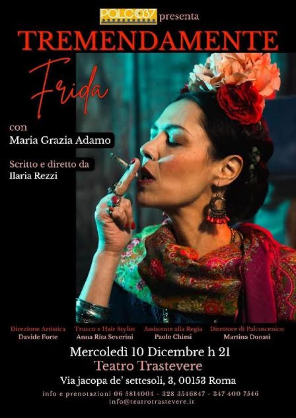 “Tremendamente Frida” al Teatro Trastevere
