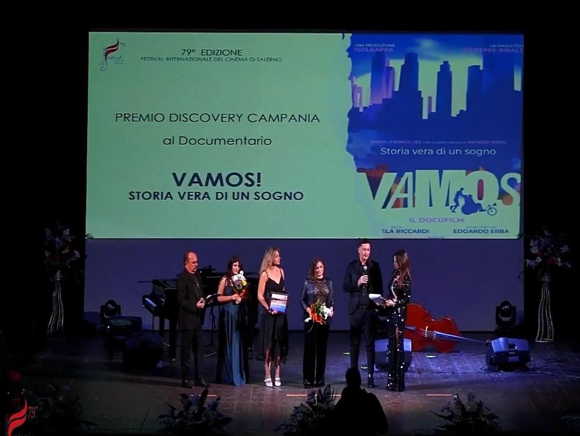 Premio Discovery Campania a “Vamos. Storia vera di un sogno"