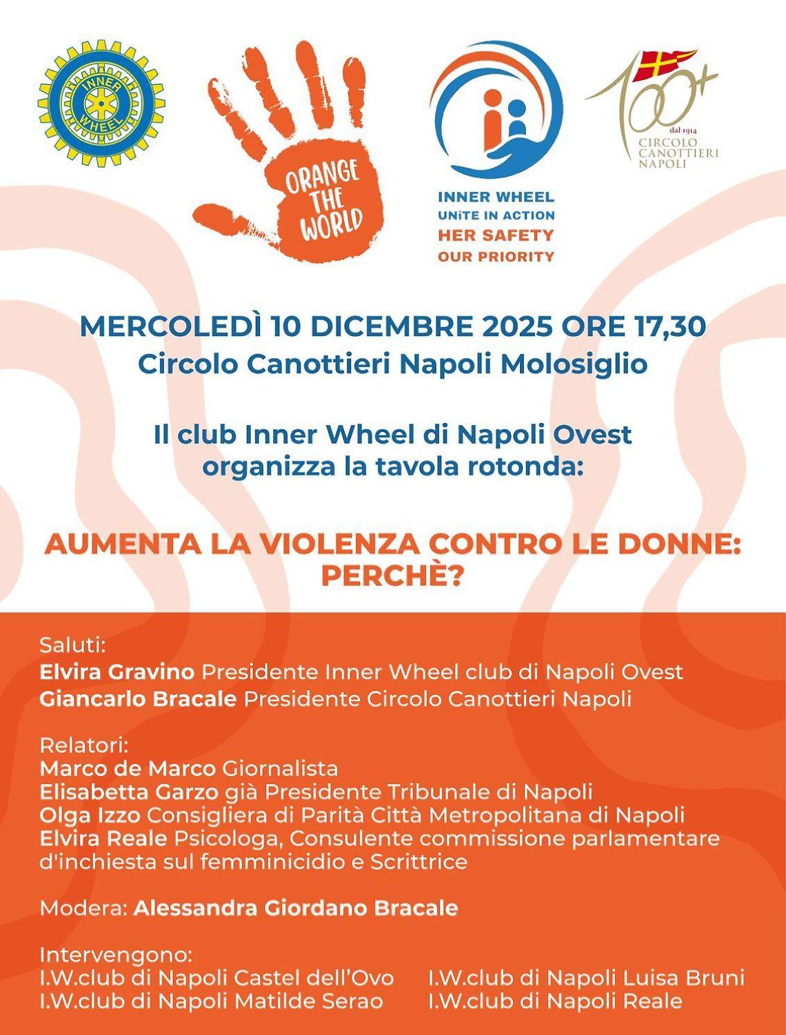 violenza contro le donne, dibattito alla Canottieri