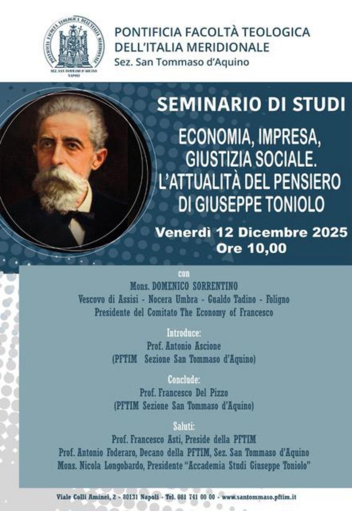 L’attualità del pensiero di Giuseppe Toniolo