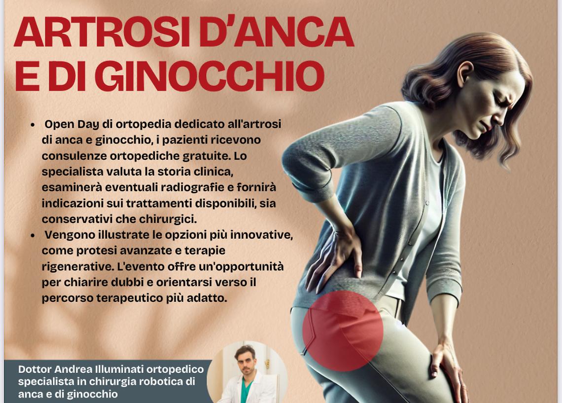 Successo per l’open day dedicato ad artrosi dell’anca e urologia