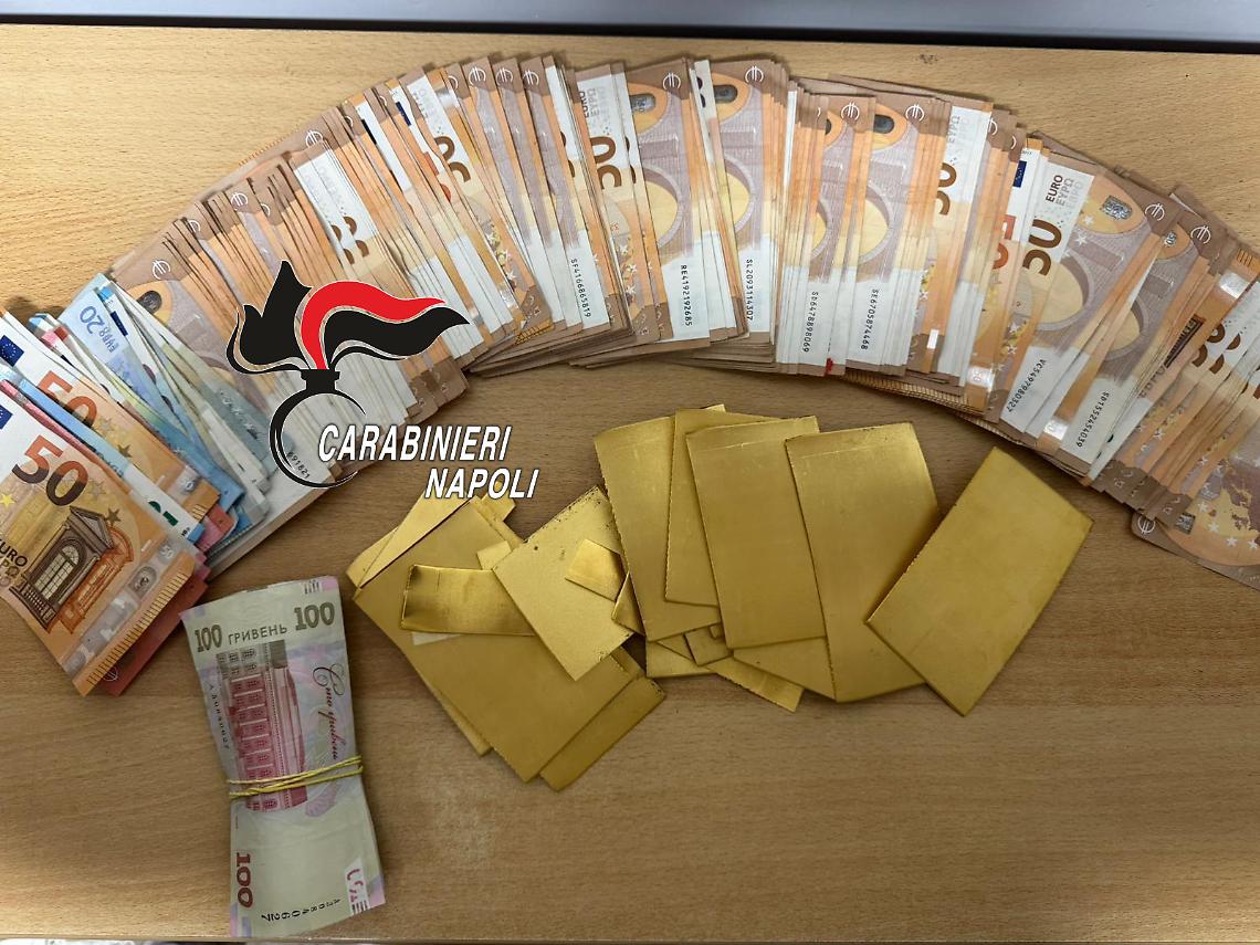 Lamine d'oro e contanti, 31enne arrestato per riciclaggio