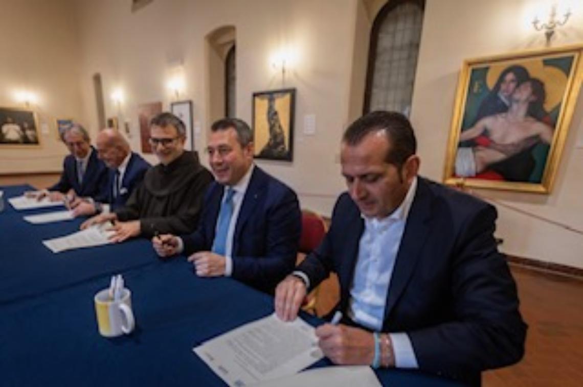 Servizio idrico pi&ugrave; equo: Gori ed Ente Idrico Campano firmano la convenzione con i Frati Minori