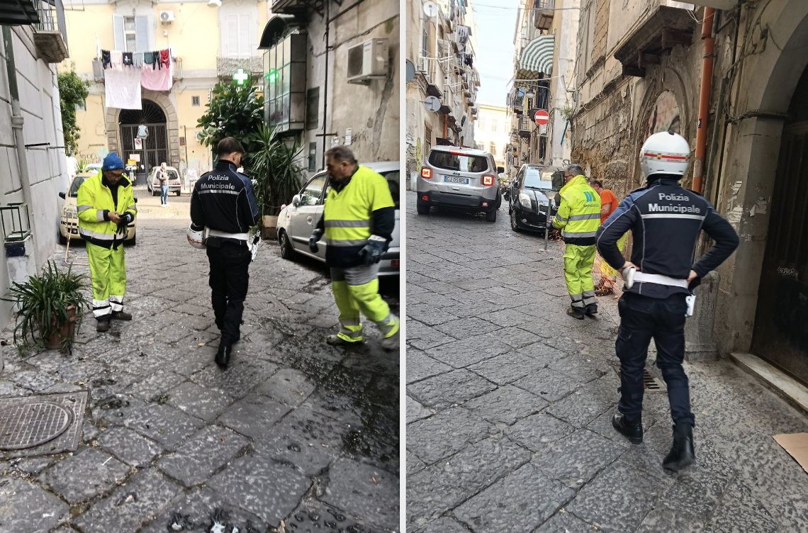 Napoli, II Municipalit&agrave;: rimossi dissuasori e arredi abusivi
