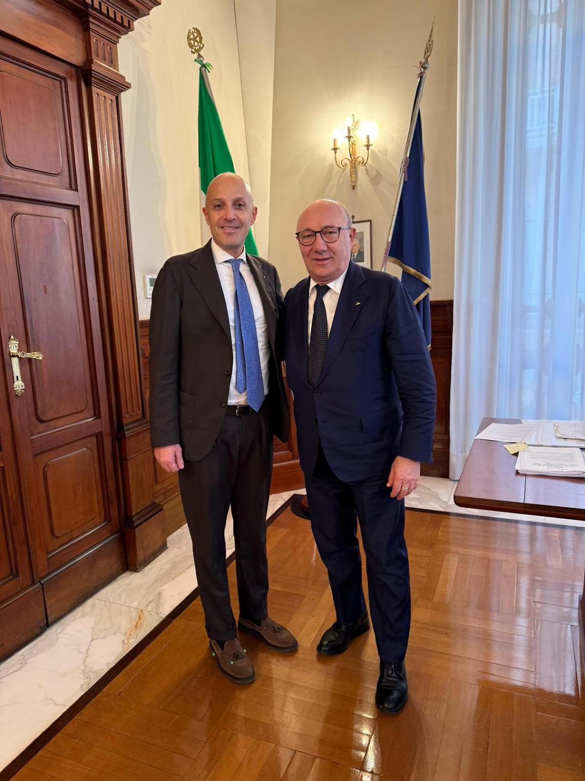 Fiola incontra De Lise: &laquo;Collaborazione e progetti comuni&raquo;