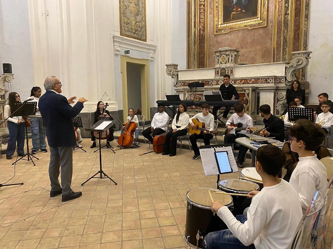 Conservatorio dei Poveri di Ges&ugrave; Cristo Santa Maria della Colonna, saggio di musica e teatro
