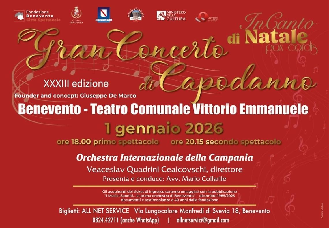 Torna il Gran Concerto di Capodanno