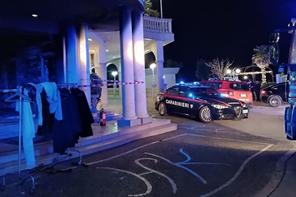 Incendio al matrimonio, sposo ustionato e paura tra gli invitati 