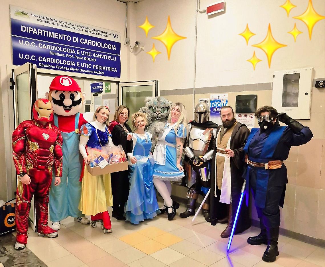 Tra le corsie del Monaldi, per curare il cuore con la fantasia