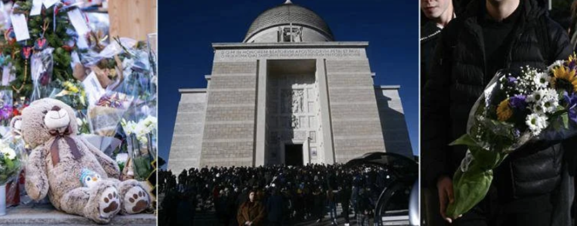 Italia in lutto per le vittime di Crans-Montana, oggi funerali di 5 dei 6 giovani morti