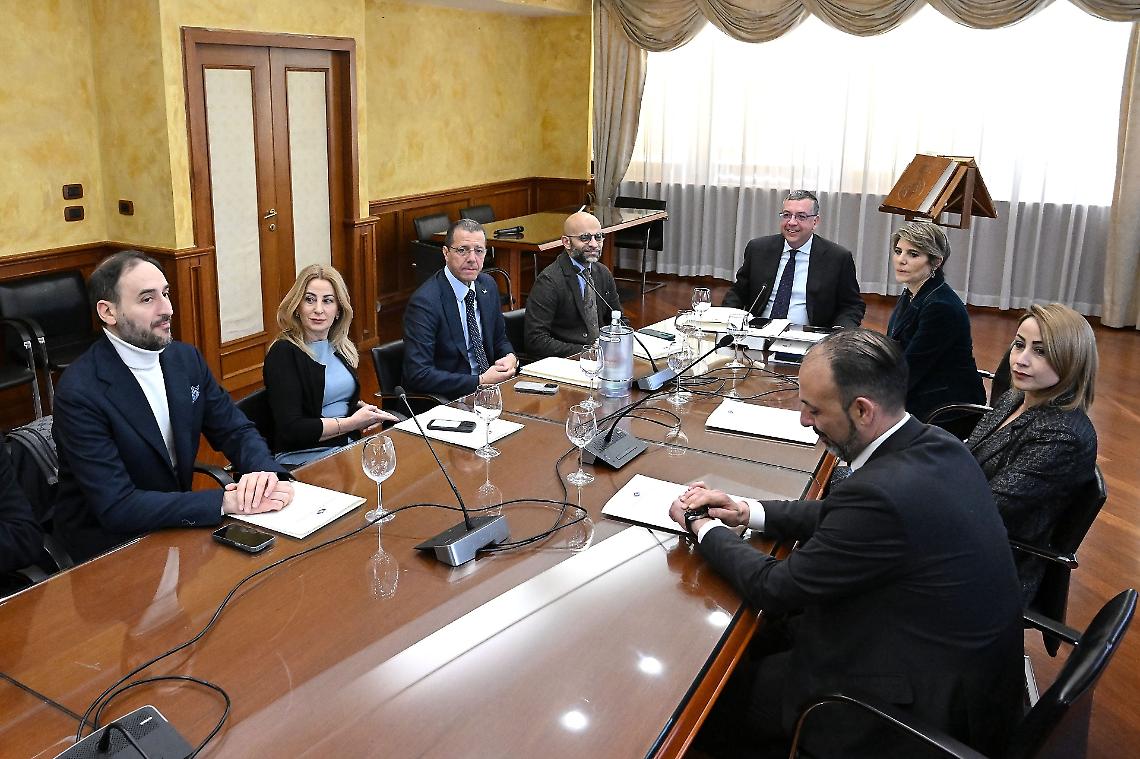 Ufficio di presidenza, consigliere segretario Fortini e Rostan