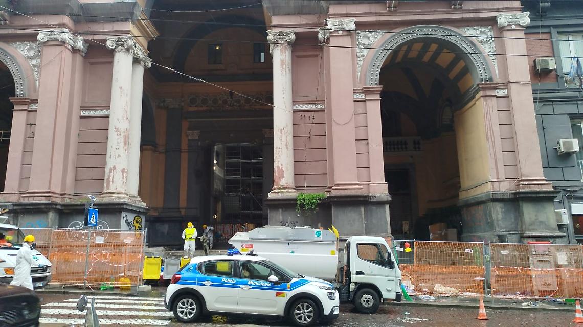 Galleria Principe, bonifica prima dei lavori