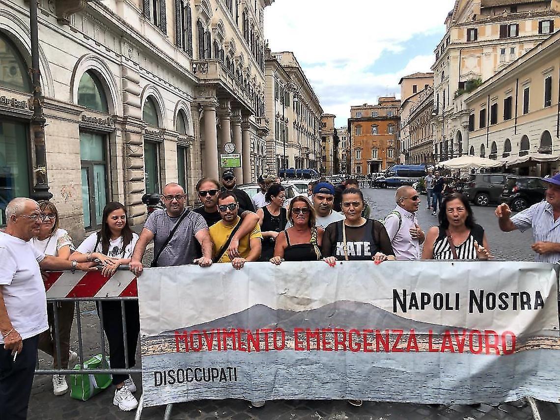"GOL" fermo. Disoccupati Mel verso Roma
