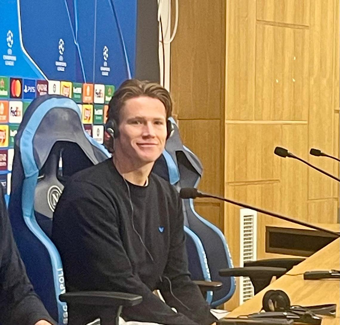 McTominay: "Sto bene, non &egrave; facile gestire questo momento ma vogliamo fare una grandissima partita"