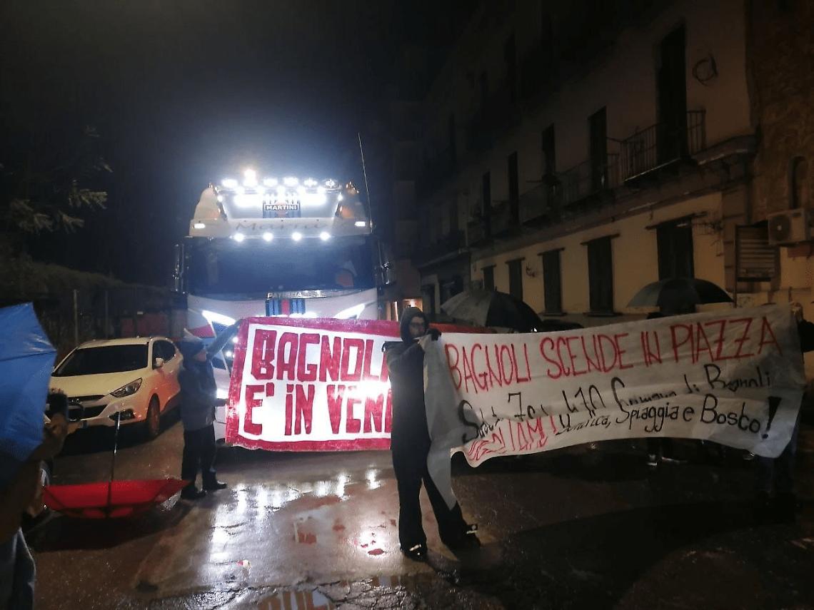 Bagnoli, bloccati camion per l&rsquo;ex Italsider