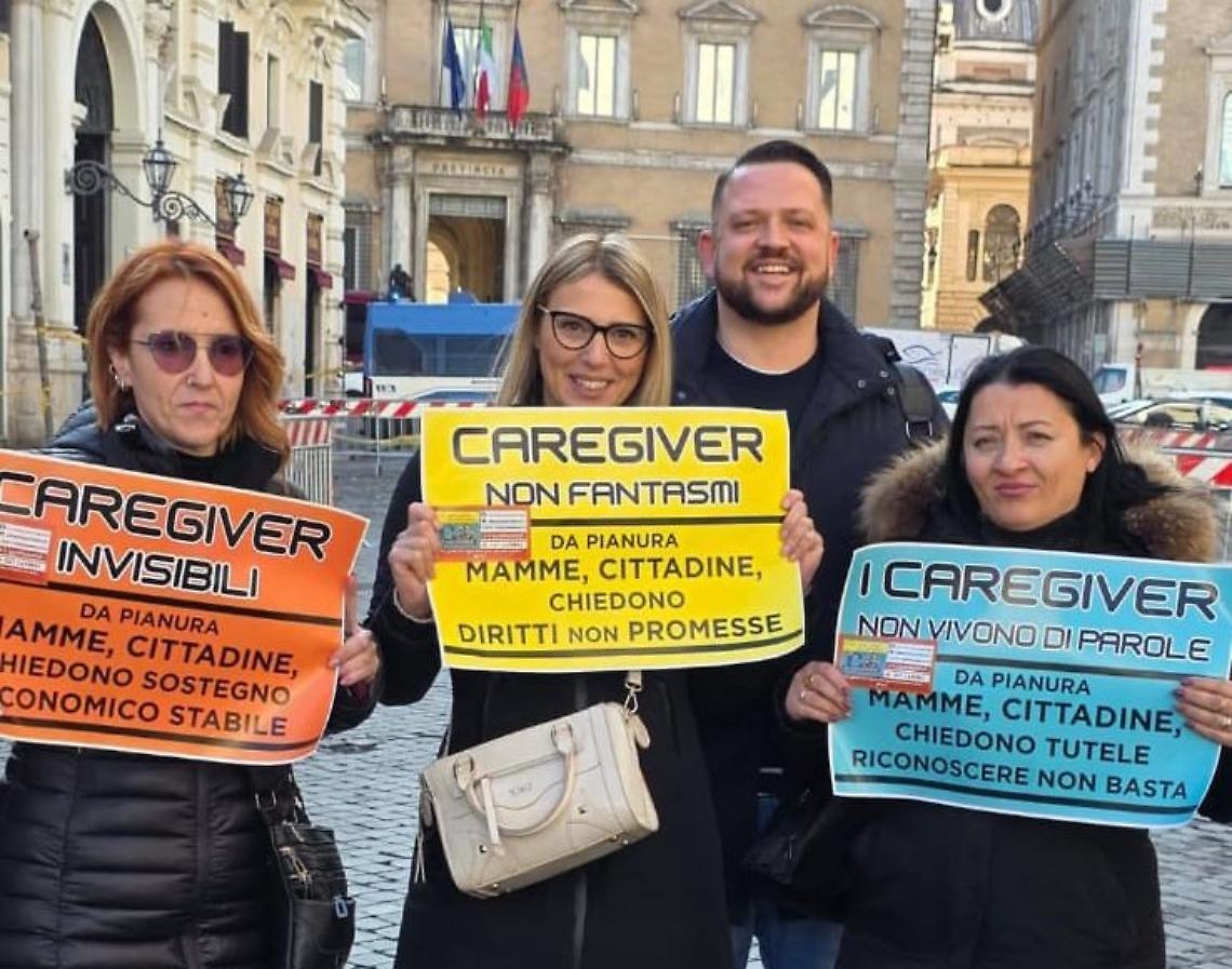 Caregiver familiari, la piazza di Roma boccia il DDL Locatelli. Palmese: "Necessarie tutele previdenziali e indennit&agrave; specifiche"