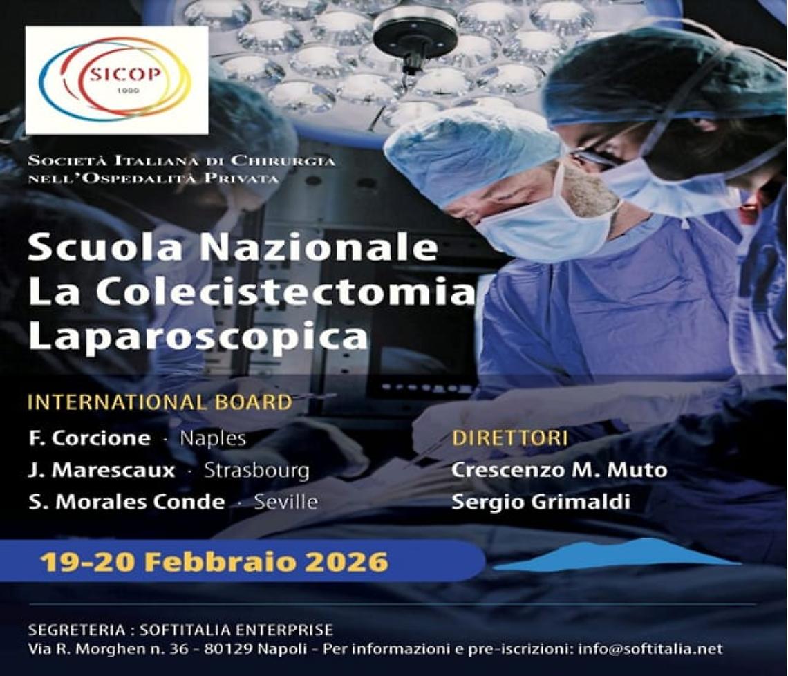 Nasce la Scuola Nazionale di Colecistectomia Laparoscopica