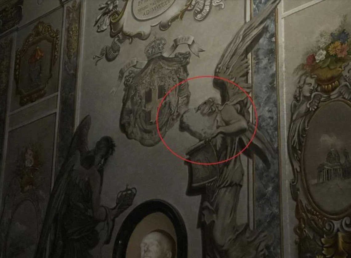 Cancellato il volto dell'angelo Meloni nella cappella di San Lorenzo in Lucina