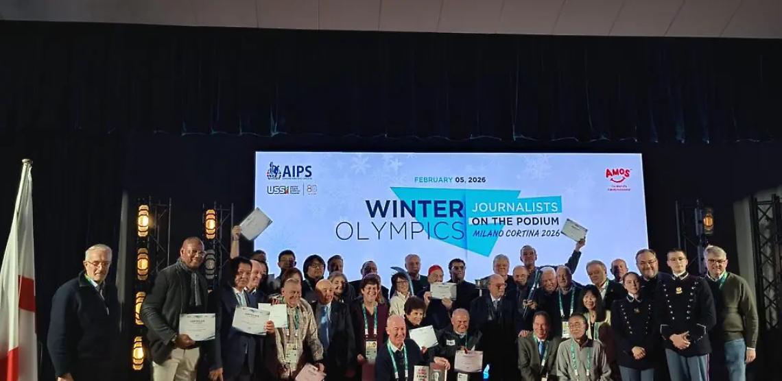 Journalists on the Podium: premiati i giornalisti con almeno 10 Olimpiadi