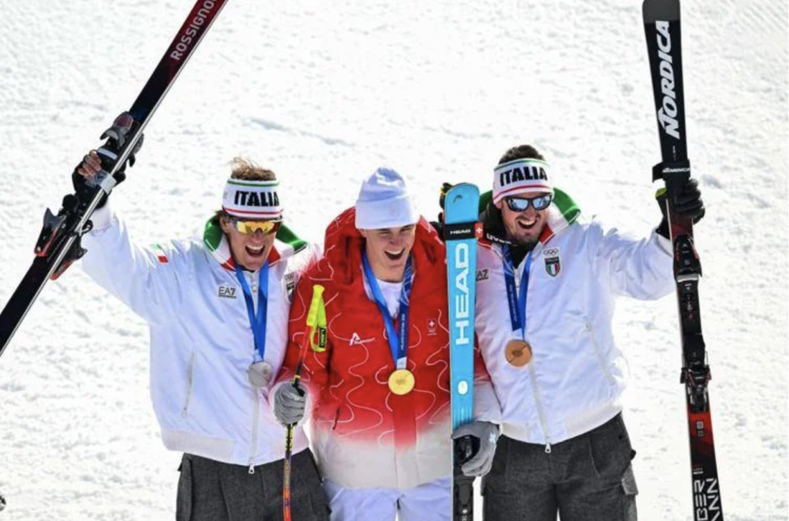 Franzoni e Paris argento e bronzo, due medaglie per Italia in discesa libera