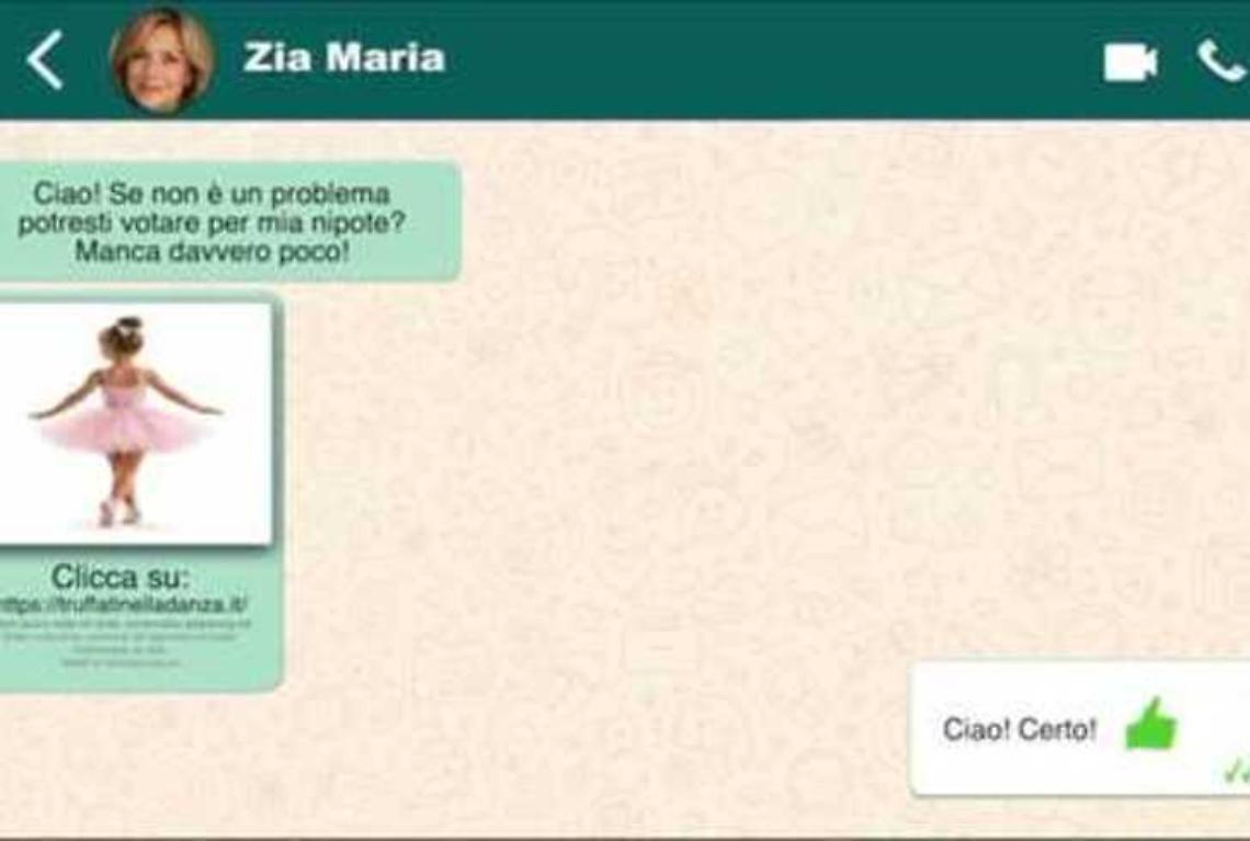 Nuovo allarme per truffa online via WhatsApp